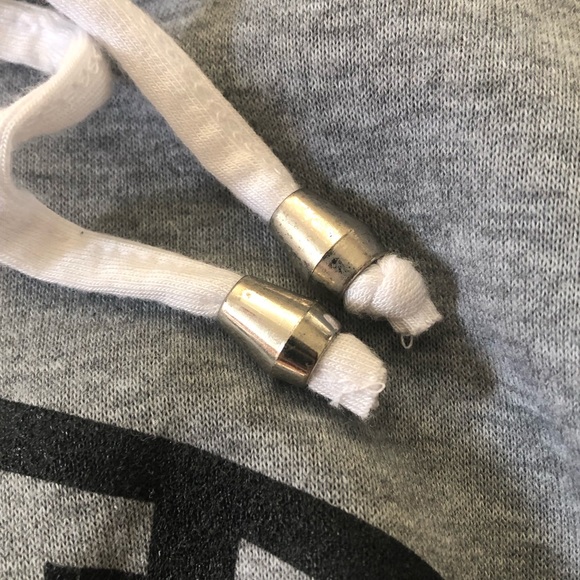 Hangover Hoodie Cropped Pullover Sweatshirt - Picture 3 of 7